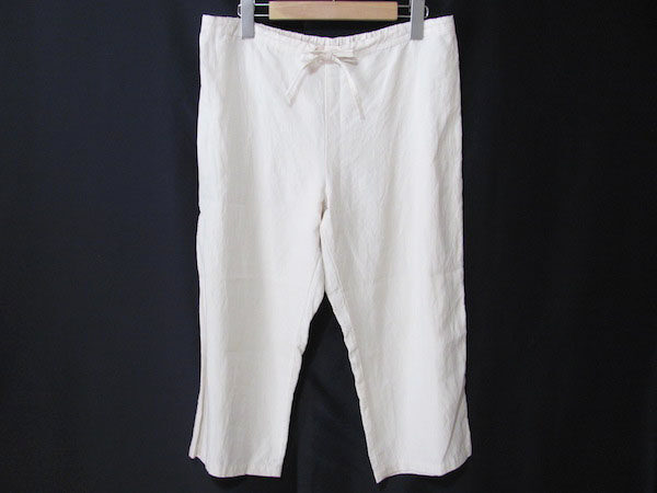 爽やかですっきりな丈感｜エヴァムエヴァ七分丈のベージュ系パンツをお買取