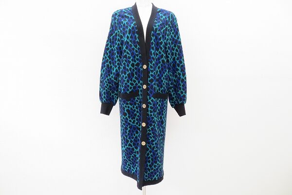 個性的なレオパードで決める！イヴサンローランのロングカーディガンを買取しました