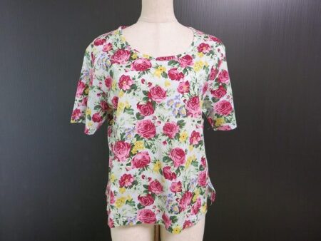 目が潤う？バラ色の暮し 花柄 半袖カットソーを買取しました