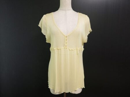 淡いイエローが優しい印象に｜バラ色の暮し シルクカットソーを買取しました