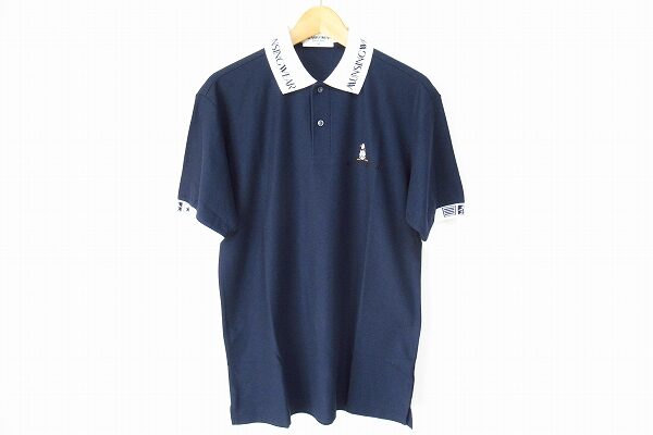紺と白のコントラストが絶妙！マンシングウェアのポロシャツを買取しました