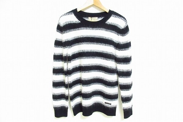 モヘヤ混でぬくもり抜群なバーバリー メンズニットを買取しました