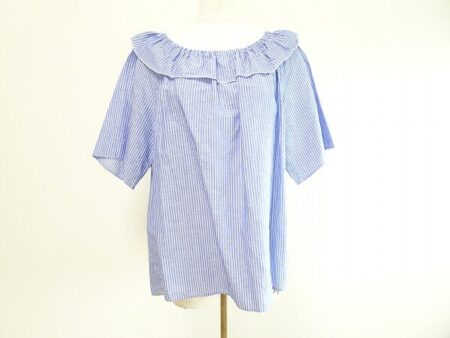 しっとりブルーでリラックス｜ネミカ フリル ストライプのカットソーを買取しました