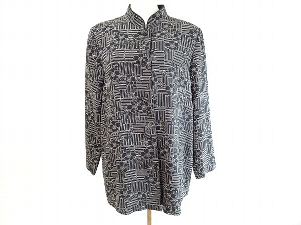 渋さを残しつつエレガントに!詩仙堂 ヒトシタムラ 花柄ちりめんジャケットをお買取