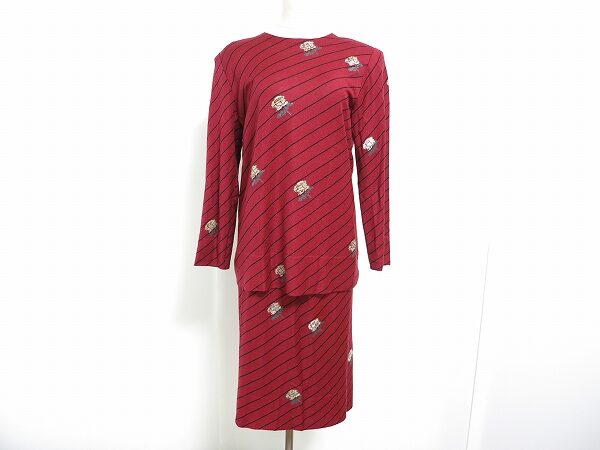 ミセス・マダム～シニア婦人服売るなら当店へ！斉藤都世子のセットアップを買取いたしました