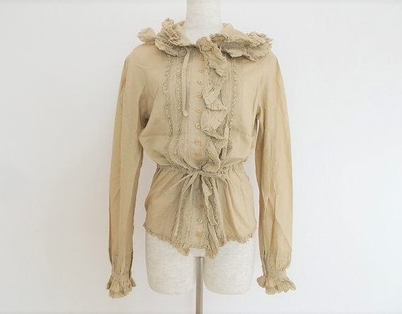 トレンドベージュカラー＆ビックカラーのブラウス！ピンクハウス