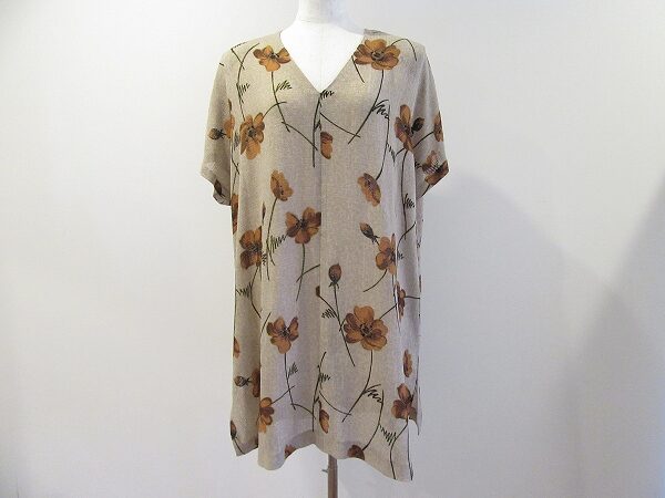 ちりめん素材で快適な夏！詩仙堂のチュニックを買取させて頂きました