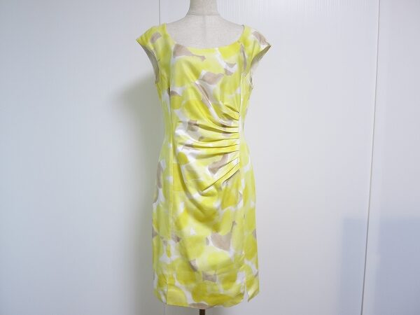 綺麗めなイエローに見とれる｜レナランゲのワンピースを買取しました