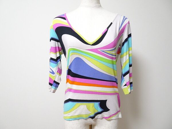 虹のような輝きが眩しい｜エミリオプッチのカットソーを買取しました