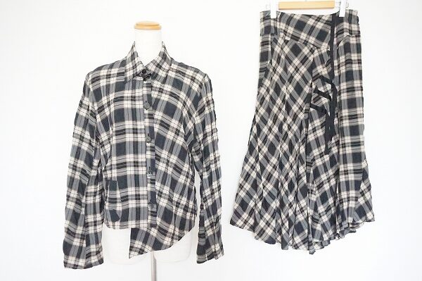 アシンメトリーなデザインが素敵｜ティービーセンソユニコのセットアップを買取しました