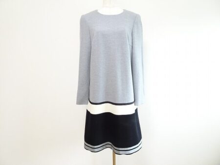 グレー×ホワイト×ブラックの最高バランス｜エムズグレイシーのワンピースを買取しました