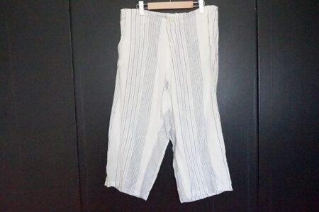 あっさりとした雰囲気で使いやすい！ワイズのストライプパンツを買取しました