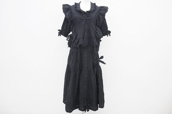 黒×リボンのクール可愛い1枚！ワンダフルワールドのワンピースを買取しました