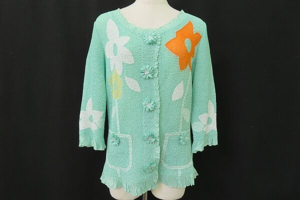 包み込むグリーンが品よく仕上がる|ノコオーノのジャケットを買取しました