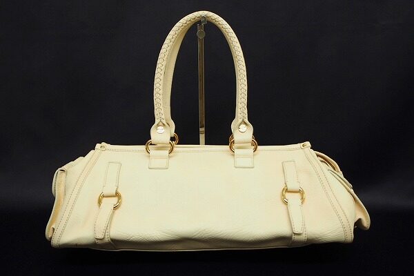 清潔感のあるクリーム色|セリーヌのボストンバッグを買取しました