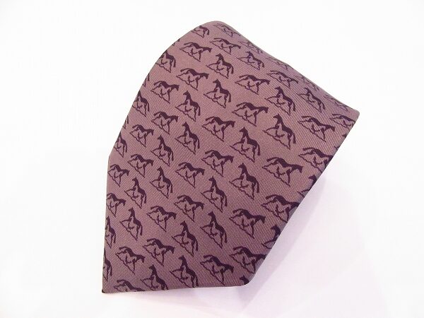 エルメスとなじみのある馬柄!エルメスのネクタイを買取しました