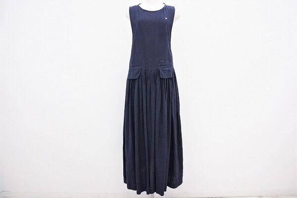 麻素材で優雅に|ミナペルホネンのワンピースを買取しました