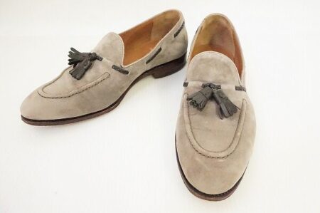 柔らかい雰囲気が絶妙｜カルミナのローファーを買取しました