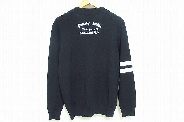 黒と白の間違いない組み合わせ｜パーリーゲイツのニットカーディガンを買取しました