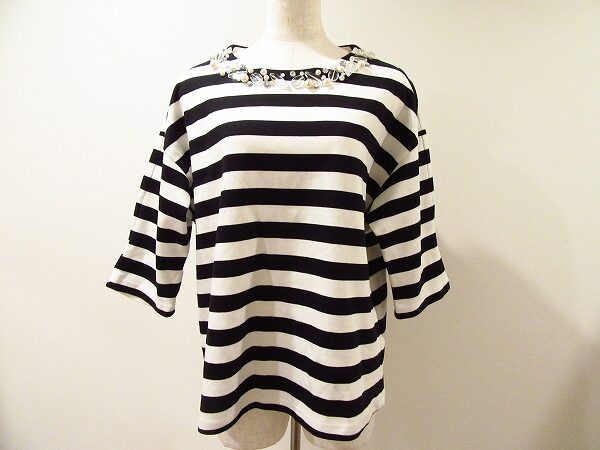 ボーダー×ビジューが可愛い|ローズティアラのカットソーを買取しました