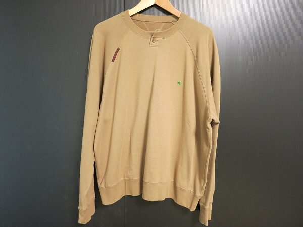 柔らかブラウンの長袖トレーナーを買取!パパス