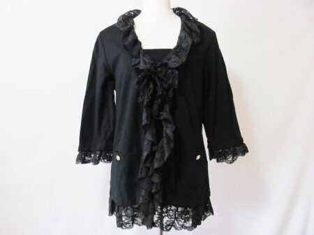 黒とレースの落ち着き可愛いインゲボルグのブラウスを買取しました