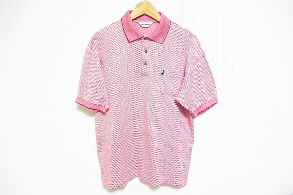 優しい印象にもなる！ブラック＆ホワイトの赤 ポロシャツを買取しました