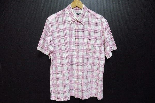 さわやかなピンクチェックで好印象| ブラック＆ホワイトの半袖シャツを買取しました