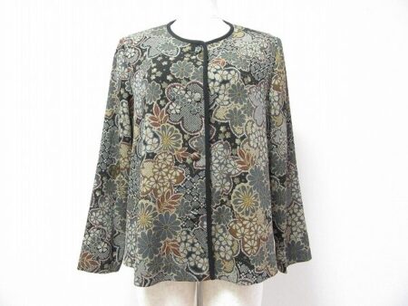 細かい花柄がエレガント｜詩仙堂のカーディガンを買取しました