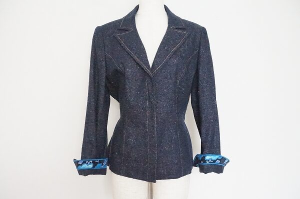 綺麗めが嬉しい！レオナールのデニムジャケットを買取しました