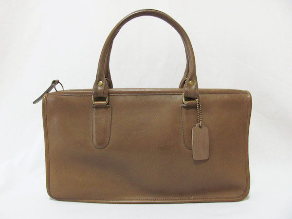 ブラウン系のレザーバッグを買取!コーチ COACH