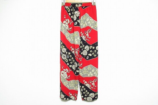 和の美しさを感じる｜詩仙堂の花柄パンツを買取しました