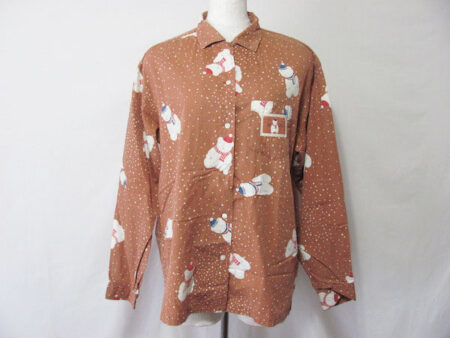 可愛いクマと雪柄に癒される|ピンクハウスのシャツを買取しました