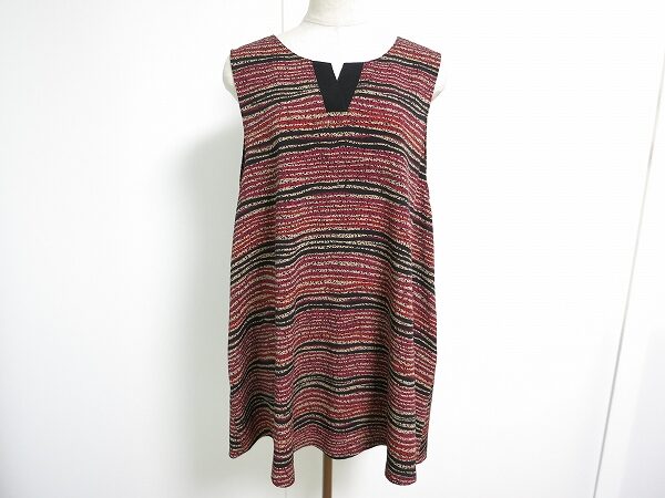 赤×黒の渋い雰囲気に心奪われる｜詩仙堂のチュニックを買取しました