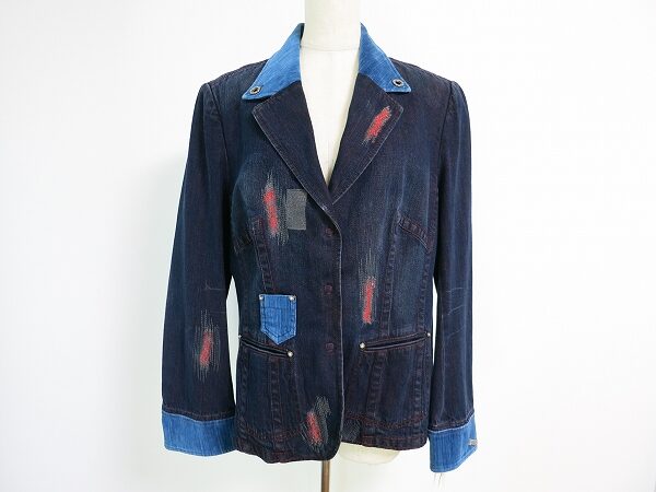 タグ付き新品同様デニムジャケット！伊太利屋のアイテムを買取させて頂きました