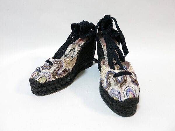 足元から華やかに｜ミッソーニのサンダルを買取しました