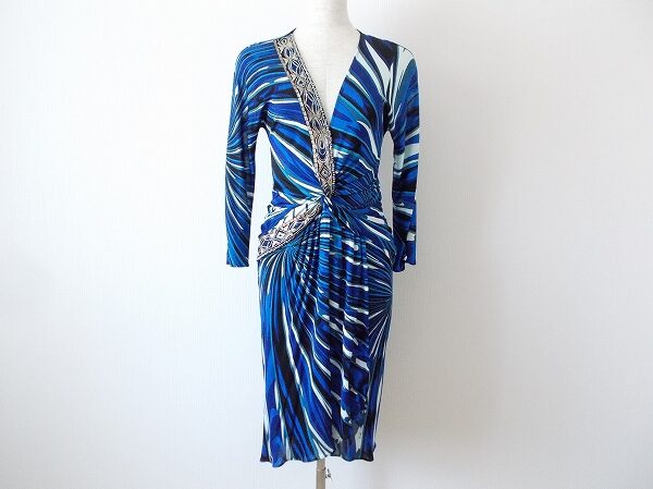 キラキラと光るビーズが豪華｜エミリオプッチのワンピースを買取しました