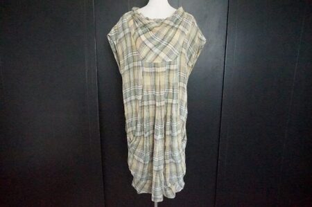 落ち着いたチェックが上品！イオコムイオセンソユニコのワンピースを買取しました