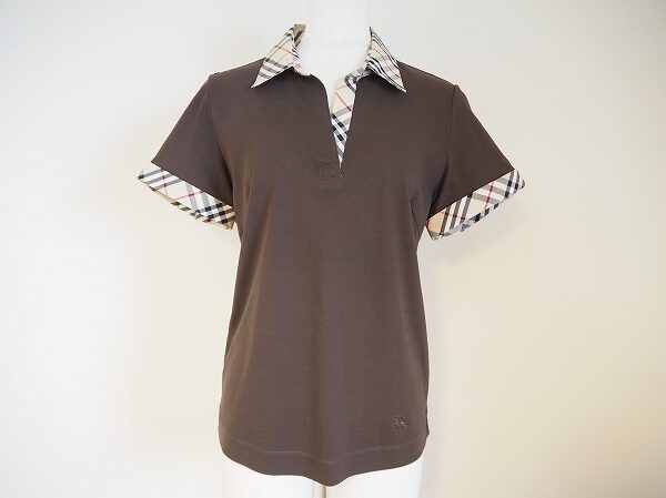 さり気ないバーバリーチェックのポロシャツを買取させて頂きました
