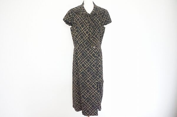 黒×カーキでシックに！ヨシエイナバのワンピースを買取しました