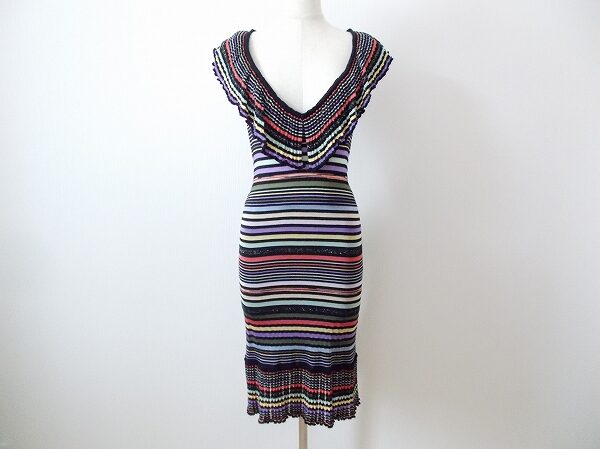 鮮やかに色っぽく｜ミッソーニのワンピースを買取しました