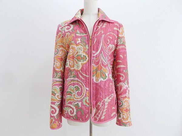 キルティング素材で優し気な印象に｜エトロのジャケットを買取しました