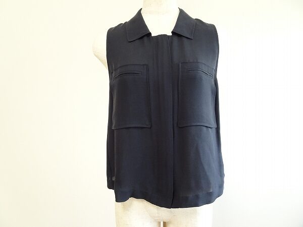 シルク×シースルーで高級感｜セオリーのブラウスを買取しました