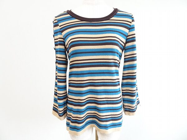 落ち着いたボーダーがおしゃれ| キャラオクルス レリアンのセーターを買取しました