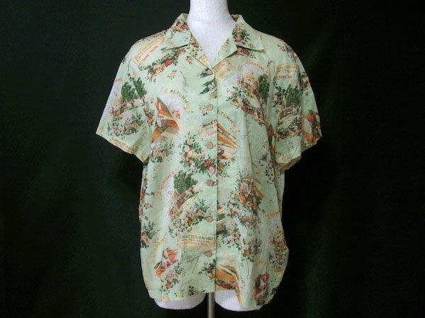 クラシックな柄が上品|マドモアゼルノンノンのシャツを買取しました