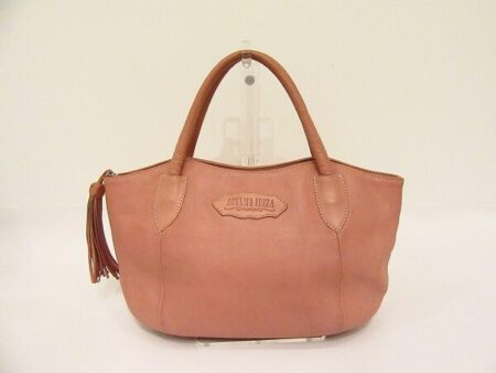 薄ピンクでシックに決まる｜イビザのハンドバッグを買取しました