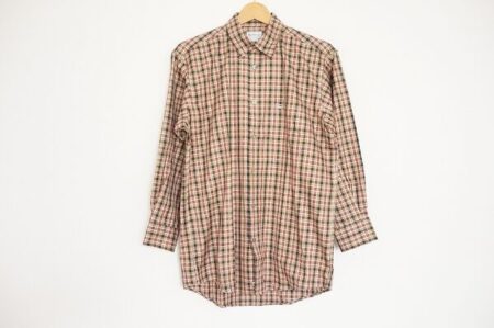 新品同様！タグ付き長袖チェックシャツを買取！バーバリー BURBERRY
