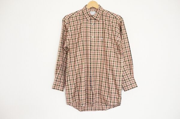 新品同様！タグ付き長袖チェックシャツを買取！バーバリー BURBERRY
