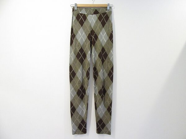 シンプルなトップスと相性バッチリ!アーガイル柄パンツを買取しました!イッセイミヤケ