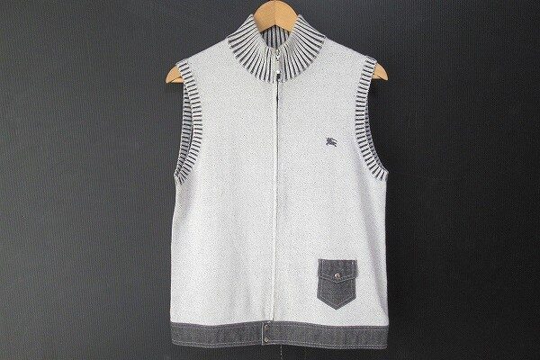コットン素材がレア｜バーバリーブラックレーベルのベストを買取しました